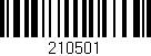 Código de barras (EAN, GTIN, SKU, ISBN): '210501'
