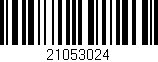 Código de barras (EAN, GTIN, SKU, ISBN): '21053024'