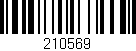 Código de barras (EAN, GTIN, SKU, ISBN): '210569'