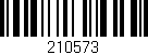 Código de barras (EAN, GTIN, SKU, ISBN): '210573'