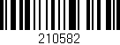 Código de barras (EAN, GTIN, SKU, ISBN): '210582'