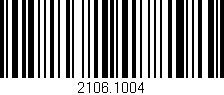 Código de barras (EAN, GTIN, SKU, ISBN): '2106.1004'