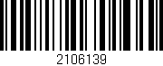 Código de barras (EAN, GTIN, SKU, ISBN): '2106139'
