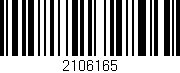 Código de barras (EAN, GTIN, SKU, ISBN): '2106165'