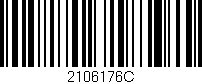Código de barras (EAN, GTIN, SKU, ISBN): '2106176C'