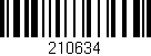 Código de barras (EAN, GTIN, SKU, ISBN): '210634'