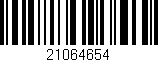 Código de barras (EAN, GTIN, SKU, ISBN): '21064654'