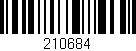 Código de barras (EAN, GTIN, SKU, ISBN): '210684'