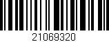 Código de barras (EAN, GTIN, SKU, ISBN): '21069320'