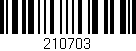 Código de barras (EAN, GTIN, SKU, ISBN): '210703'