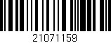Código de barras (EAN, GTIN, SKU, ISBN): '21071159'