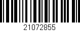 Código de barras (EAN, GTIN, SKU, ISBN): '21072855'