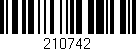 Código de barras (EAN, GTIN, SKU, ISBN): '210742'