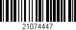 Código de barras (EAN, GTIN, SKU, ISBN): '21074447'