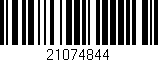 Código de barras (EAN, GTIN, SKU, ISBN): '21074844'