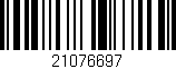Código de barras (EAN, GTIN, SKU, ISBN): '21076697'