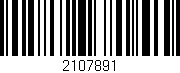 Código de barras (EAN, GTIN, SKU, ISBN): '2107891'