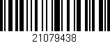 Código de barras (EAN, GTIN, SKU, ISBN): '21079438'