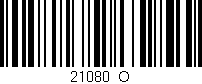 Código de barras (EAN, GTIN, SKU, ISBN): '21080_O'