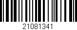 Código de barras (EAN, GTIN, SKU, ISBN): '21081341'