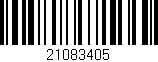 Código de barras (EAN, GTIN, SKU, ISBN): '21083405'