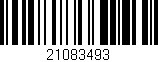Código de barras (EAN, GTIN, SKU, ISBN): '21083493'