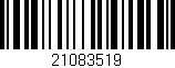 Código de barras (EAN, GTIN, SKU, ISBN): '21083519'