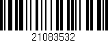 Código de barras (EAN, GTIN, SKU, ISBN): '21083532'