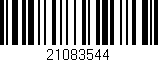 Código de barras (EAN, GTIN, SKU, ISBN): '21083544'