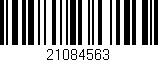 Código de barras (EAN, GTIN, SKU, ISBN): '21084563'