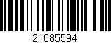 Código de barras (EAN, GTIN, SKU, ISBN): '21085594'
