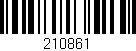 Código de barras (EAN, GTIN, SKU, ISBN): '210861'