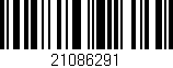Código de barras (EAN, GTIN, SKU, ISBN): '21086291'