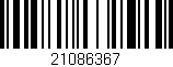 Código de barras (EAN, GTIN, SKU, ISBN): '21086367'