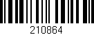 Código de barras (EAN, GTIN, SKU, ISBN): '210864'