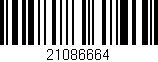 Código de barras (EAN, GTIN, SKU, ISBN): '21086664'