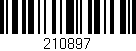 Código de barras (EAN, GTIN, SKU, ISBN): '210897'