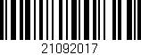 Código de barras (EAN, GTIN, SKU, ISBN): '21092017'