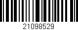 Código de barras (EAN, GTIN, SKU, ISBN): '21098529'
