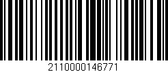Código de barras (EAN, GTIN, SKU, ISBN): '2110000146771'