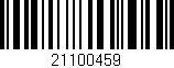 Código de barras (EAN, GTIN, SKU, ISBN): '21100459'