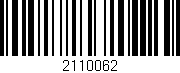 Código de barras (EAN, GTIN, SKU, ISBN): '2110062'