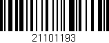 Código de barras (EAN, GTIN, SKU, ISBN): '21101193'