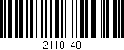 Código de barras (EAN, GTIN, SKU, ISBN): '2110140'