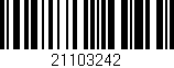 Código de barras (EAN, GTIN, SKU, ISBN): '21103242'