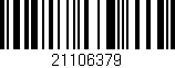 Código de barras (EAN, GTIN, SKU, ISBN): '21106379'