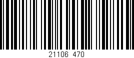 Código de barras (EAN, GTIN, SKU, ISBN): '21106/470'