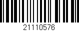 Código de barras (EAN, GTIN, SKU, ISBN): '21110576'