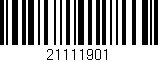 Código de barras (EAN, GTIN, SKU, ISBN): '21111901'
