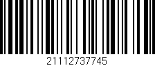 Código de barras (EAN, GTIN, SKU, ISBN): '21112737745'